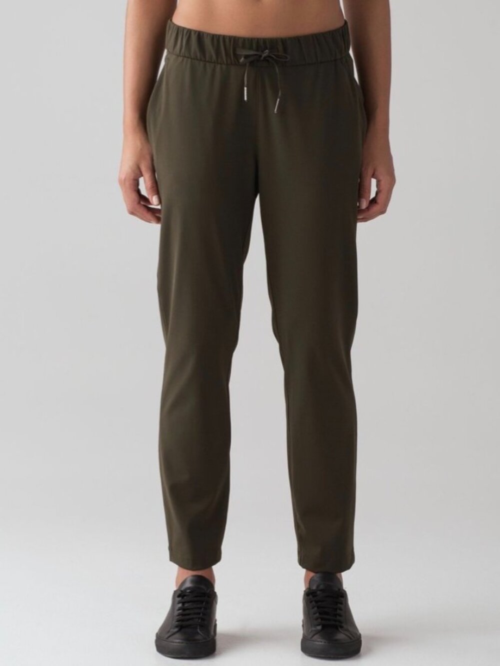 Lululemon On The Fly Pant 7/8 Luxtreme Dark Olive Green 8